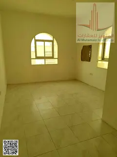 Studio apartment for annual rent in Ajman, located in the Al Jurf Industrial Area 3 wedding building