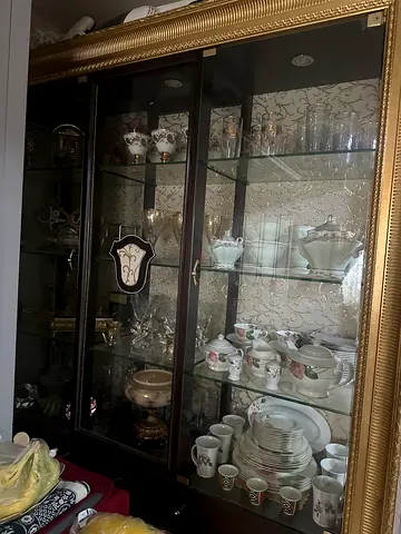 Buffet table and showcase