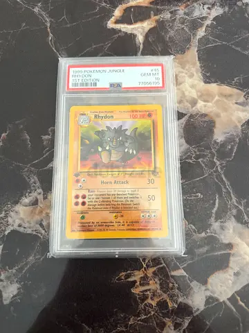 1999 Jungle First Edition Holo Rhydon