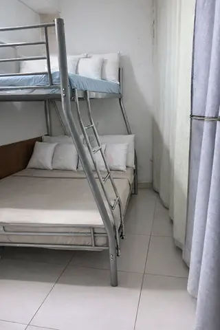 Bedspace in a well curtained partition