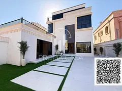 Luxury Villa for Sale in Al Rawda 3, Ajman – Three Floors with Central Air Conditioning &amp; Exte