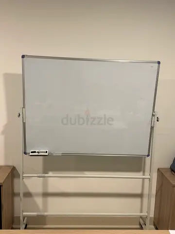 Mobile Magnetic Whiteboard on Stand with Marker Tray