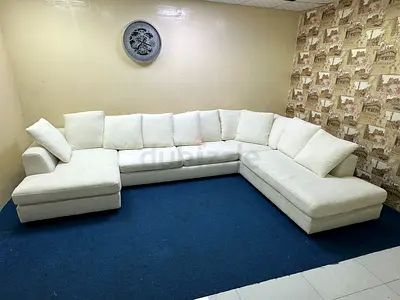 Selling the one brand white color Ushape sofa