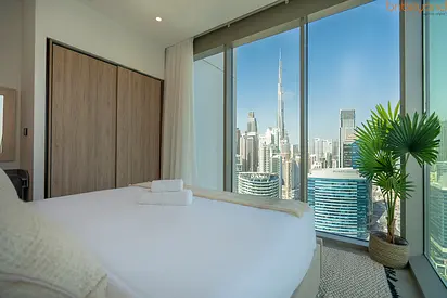 Peninsula Three | 2-BR Dual-View Waterfront Residence | Burj Khalifa & Canal Panorama