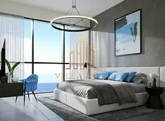 Luxury 3-bedroom apartment for sale in Al Alia Tower \ Direct view of Khan Lake \ Attractive opportu