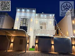 High-end finished villa, first occupancy, spacious rooms with built-in wardrobes