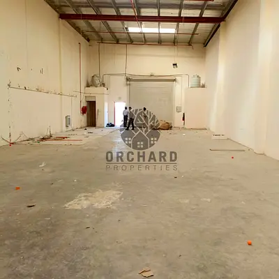 Warehouse for rent prime location front of the road rent 130k