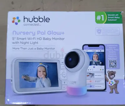 Hubble Connected Nursery Pal Glow+ Baby Monitor