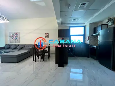 شقة غرفة نوم مفروشة بالكامل | مساحة واسعة | سيدني تاور JVC | 75 ألف سنوياً