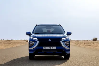 Mitsubishi Eclipse Cross 2023 For Rent Dubai | Blue SUV | No Deposit Option