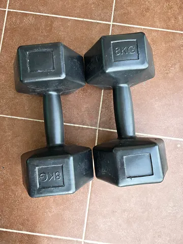 Pair of 8KG Dumbbells