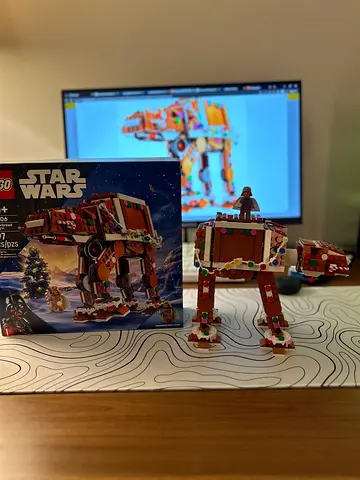 Lego GINGERBREAD DARTH VADER AT AT