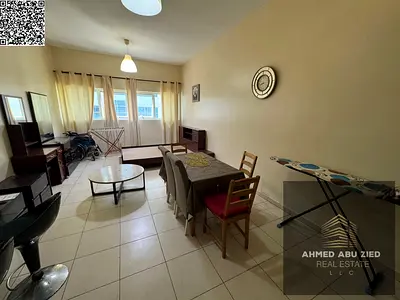 اجمل واكبر استديو مفروش بالكامل - باركن مجان - جيم ومسبح - حديقه - استديو بمساحه ممتازه - مطبخ - خزائن حائط - تشطيب سوبر ديلوكس -قريب لدبي والشارقه