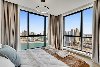 🏡 Fully Furnished 1-Bedroom Apartment for Rent in Mamzar, Sharjah – La Plage Tower