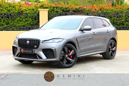 Jaguar F-Pace 5.0 V8 SVR 2021 GCCwith WARRANTY &amp; SERVICE PACK