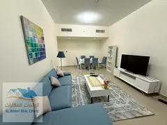 Two-bedroom apartment with a living room available for rent | Ajman Corniche | Newly furnished in a