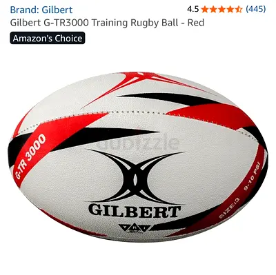 Gilbert G-TR3000 Training Rugby Ball (Size 3) - Lightly Used