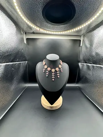 My delicate floral drop necklace — gently used