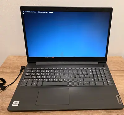 Lenovo 15.6-inch Laptop (Intel Core i3) — No Boot, Sold As-Is