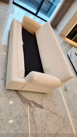 Crategbarrel Two Seater Sofa Bed Beige Excellent Condition