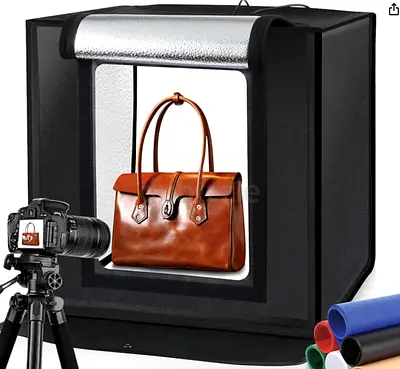 PULUZ 60 cm Photo Studio Light Box with Backdrops