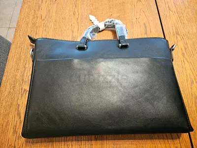 Brand new Black Leather Briefcase / Laptop Bag