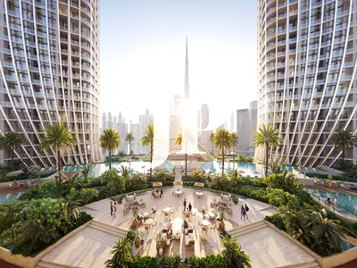 شقة بغرفة نوم واحدة | إطلالة على البرج والقناة | شرفة | الخليج التجاري