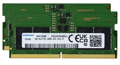 Samsung 16GB (2x8GB) DDR5 5600MHz Laptop RAM – Like New