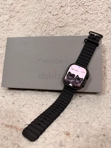 Apple Watch Ultra 3 with black silicone band - Almost new ( 5-6 times wore only)