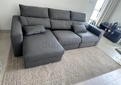 Ikea eskilstuna L shape sofa bed with storage