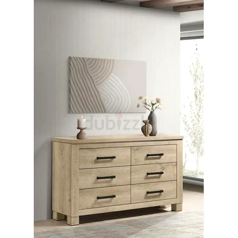 6-Drawer Light Oak Dresser  Good Condition | dubizzle Abu Dhabi