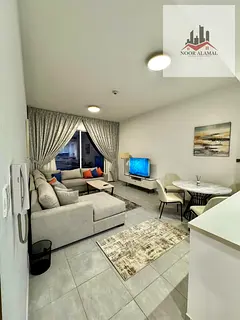 Dubai Free One bedroom and living room, super deluxe, second tenant, balcony, 2 bathrooms Price 7500