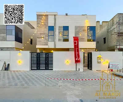 A villa on the main street, ready to move into, in one of Ajman's most prestigious areas. Freehold ownership for all nationalities with no down paymen