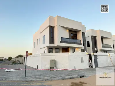 فيلا فاخرة في **الزاهية – عجمان** جاهزة للسكن الفوري بتشطيبات راقية ومساحات واسعة. **تمليك حر لجميع الجنسيات**