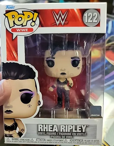 Rhea Ripley Funko Pop Mint Condition with Outer protector