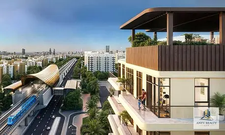 2BR+M Modern Urban Living with Sky view at Zazen Hub Residency next to Metro and School