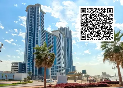 BIG SIZE CITY VIEW 2BHK WITH MAID ROOM IN CORNICHE TOWER AJMAN