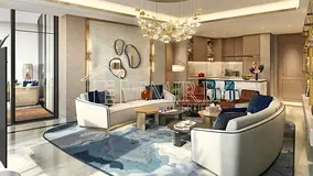 2BR+ Maid | Private Balcony Pool | Panoramic Sea &amp; Marina Views