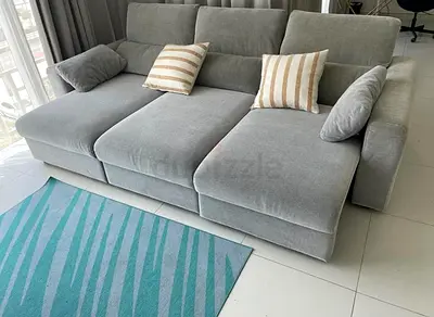 IKEA Esklstuna L Shape Sofa Grey Excellent condition
