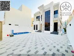 High-end villa with a spacious swimming pool and central air conditioning