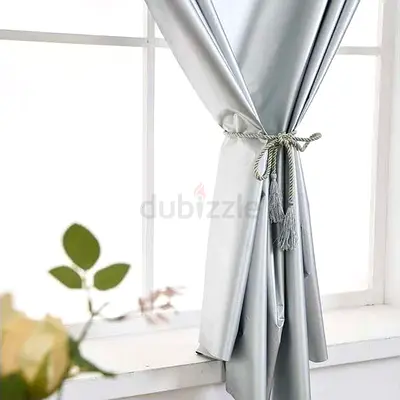 New blackout curtain no need rod