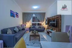 Sharjah, Al Taawun, next to Oriana Hotel. Two bedrooms, living room, kitchen, two bathrooms, and a b