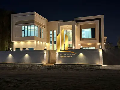 فيلا للبيع في الرماقية ضاحيه واسط بالشارقه جديدة اول ساكن