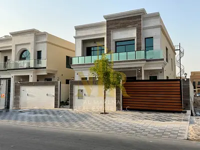 فرصة سكنية واستثمارية | تملك فيلا فاخرة بالروضة 3 عجمان | 5 غرف ماستر 5000 قدم| بسعر تنافسي