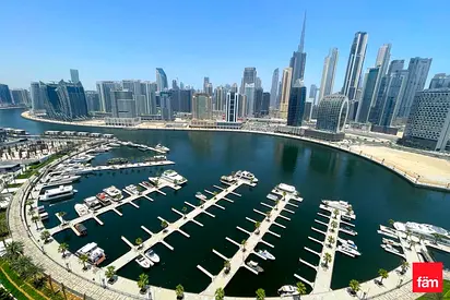 Unfurnished | Canal and Burj Khalifa view