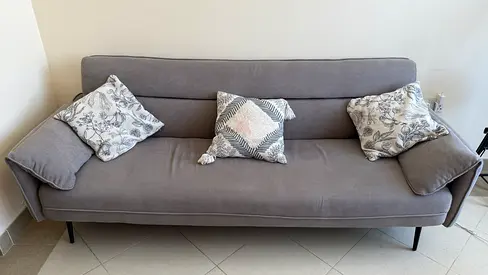 Sofa Bed with Pillows