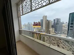 1BR apartment in Al Taawun, balcony, free parking, master room, 2 baths, small salon, sea view, pano