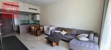 Furnished 1BR | Balcony with City &amp; Water Views