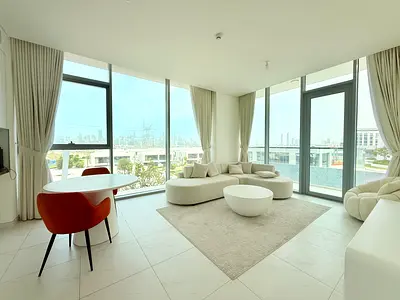 Corner & Burj View | Furnished 1BED Close to entrance