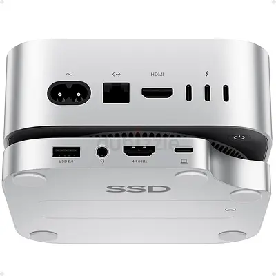 Mac mini M4 Dock with 4TB M.2 SSD Enclosure